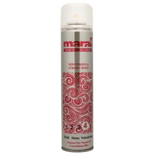 اسپری نگهدارنده حالت موی سر مارال مدل STRONG HOLD ( حاوی ویتامین B5) 250 میلی لیتر