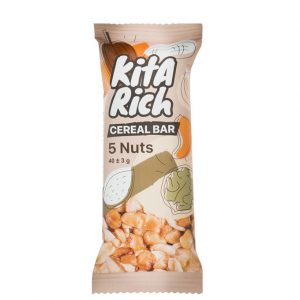 شکلات بار مخلوط غلات و خوراکی با روکش کاکائویی شیری کیتاریچ 40 گرم